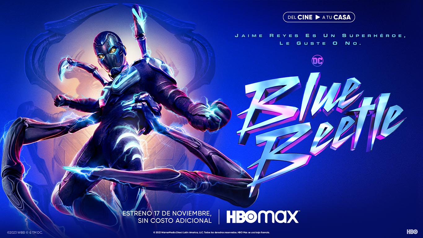 Blue Bleetle llega el 17 de noviembre a HBO Max