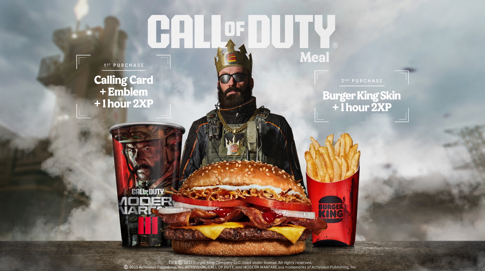 Burger King y Call of Duty vuelven a traer su promoción a Colombia