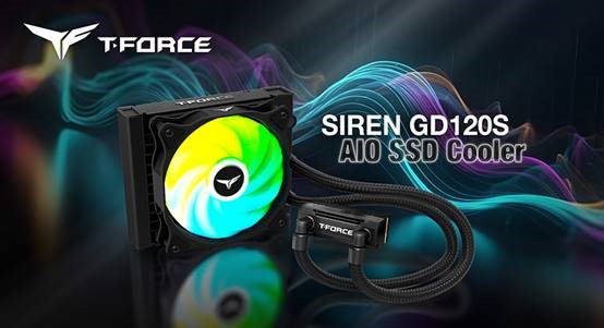 T-FORCE SIREN GD120S es el disipador para SSD