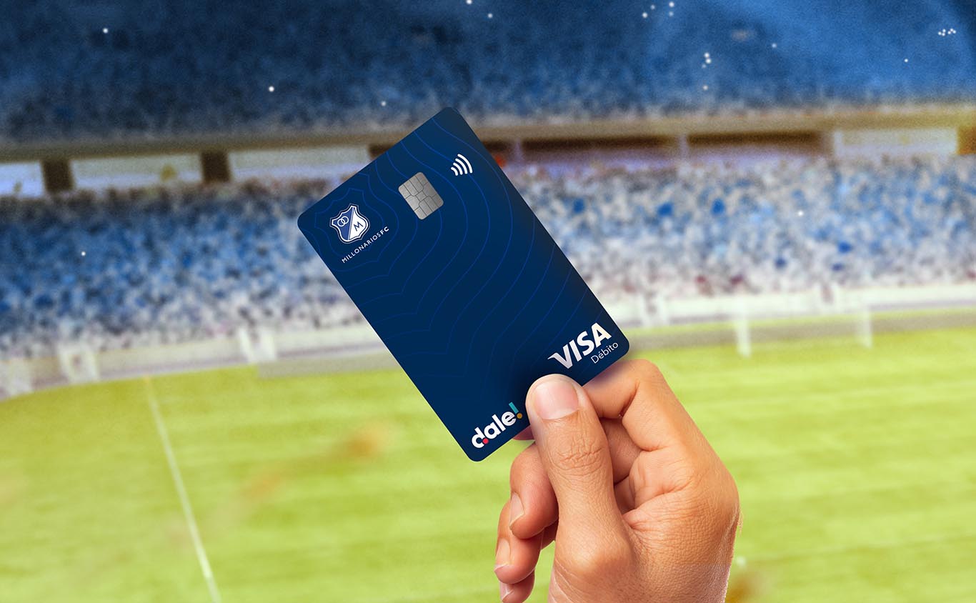 dale! anuncia una tarjeta débito de Millonarios Fútbol Club