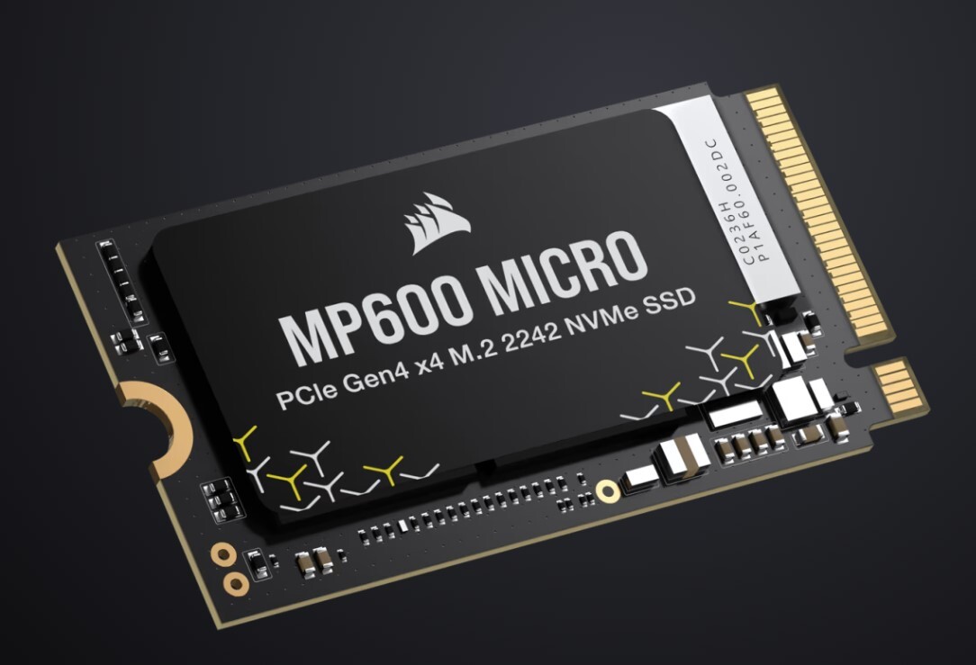 Corsair presenta el SSD M.2-2242 MP600 Micro