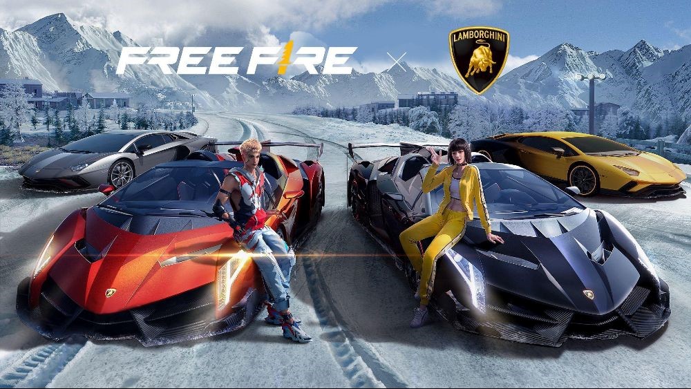 Free Fire anuncia evento con Automobili Lamborghini
