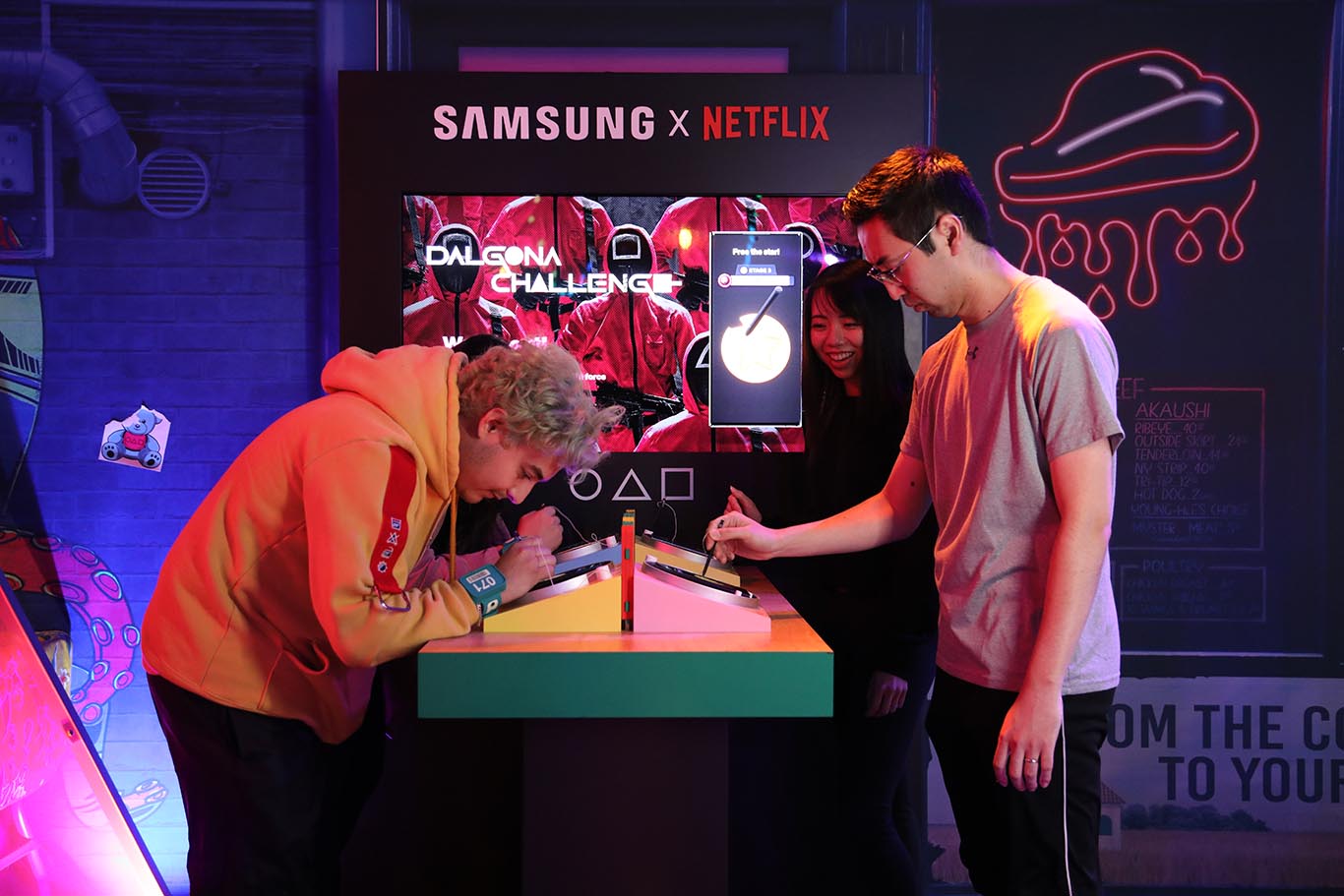 Samsung y Netflix anuncian alizan por Squid Game: The Trials