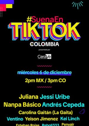 TikTok anuncia el festival #SuenaEnColombia