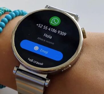 Watch GT 4 de Huawei permite responder mensajes