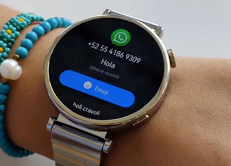 Watch GT 4 de Huawei permite responder mensajes