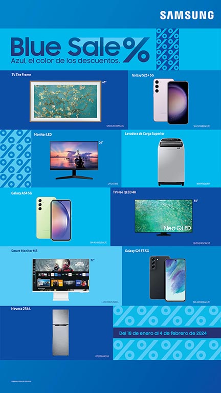 Blue Sale 2024 de Samsung será hasta el 4 de febrero