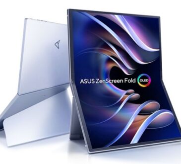 ASUS presento el monitor ZenScreen Fold OLED MQ17QH