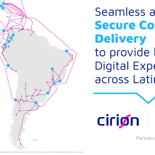 Cirion Technologies anuncia alianza con Tata Communications