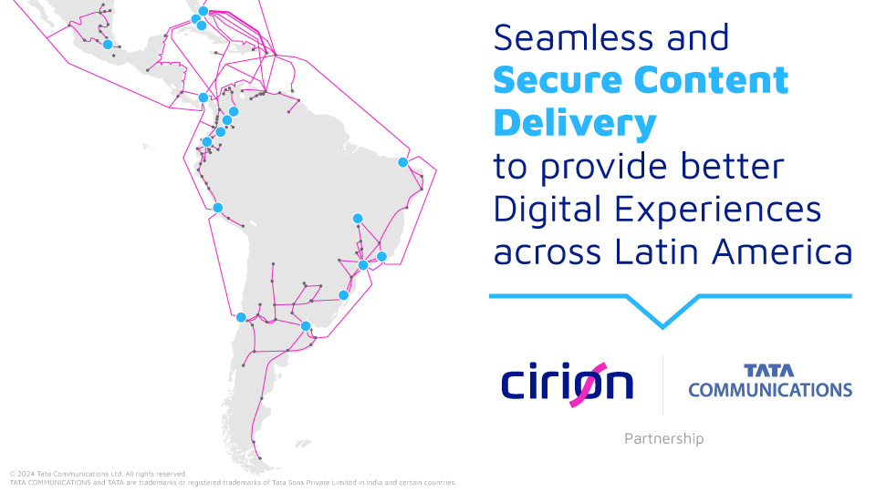 Cirion Technologies anuncia alianza con Tata Communications