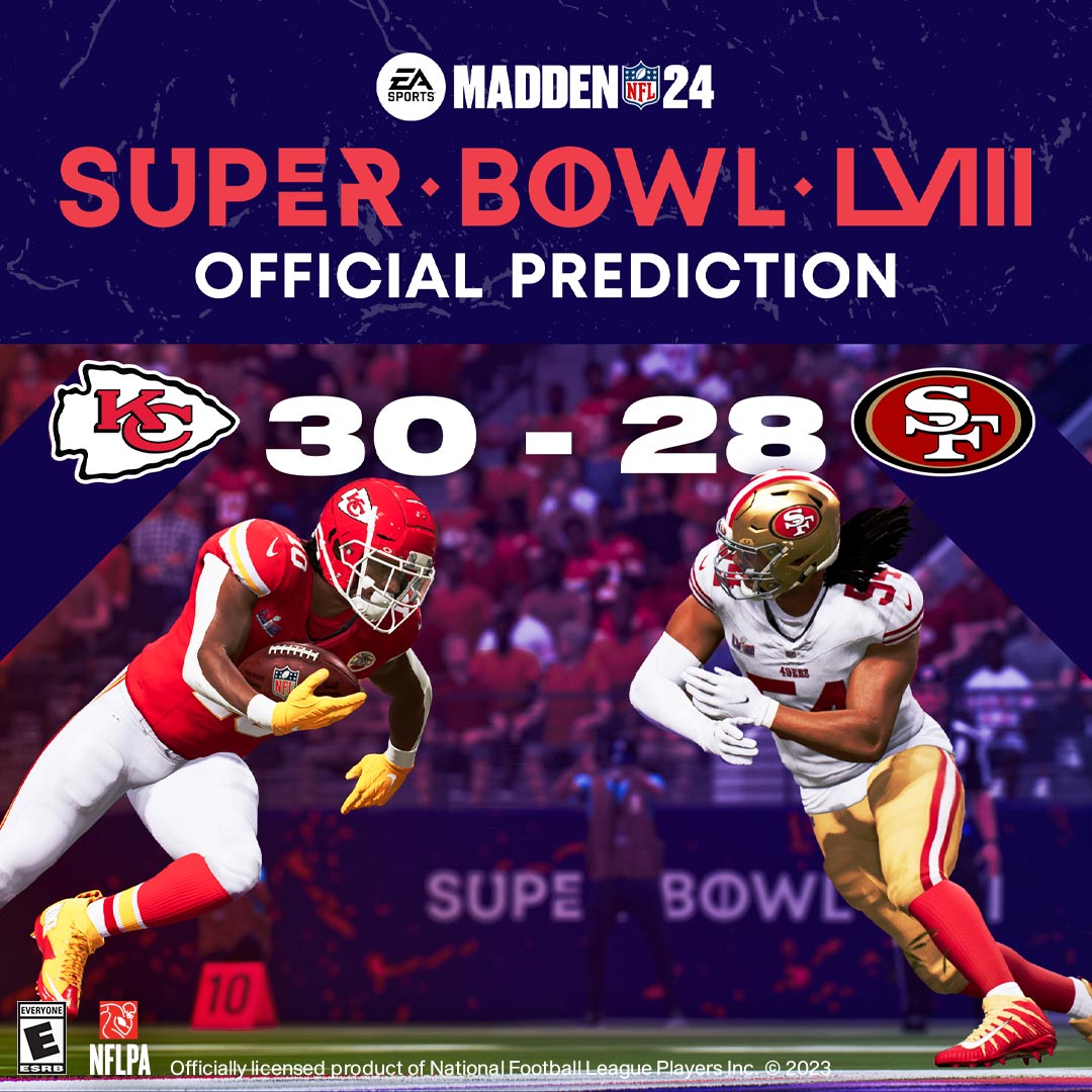 Madden NFL 24 dice que Kansas City Chiefs ganarán el Super Bowl