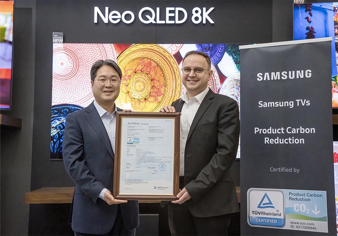 Samsung recibe certificación de TÜV Rheinland
