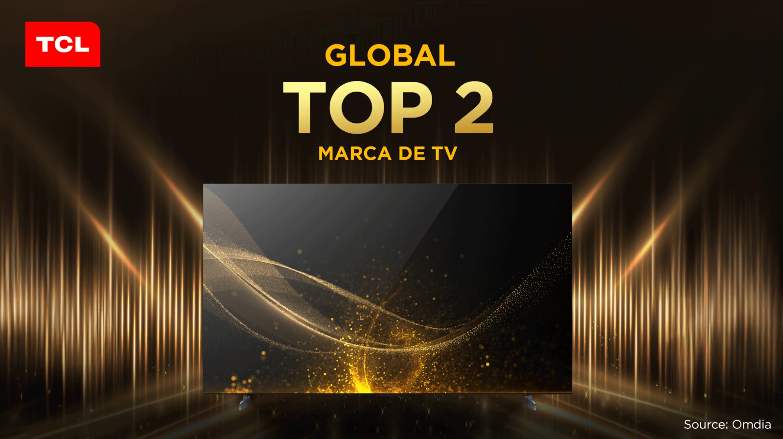 TCL es la segunda marca de televisores a nivel mundial