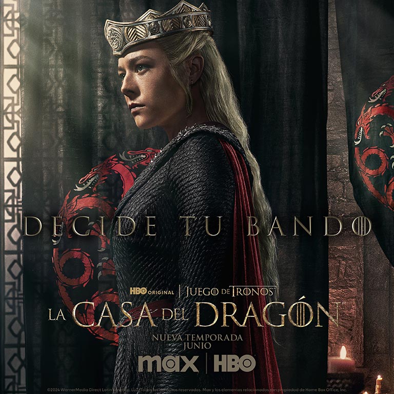 HBO presentó nuevos posters de LA CASA DEL DRAGÓN