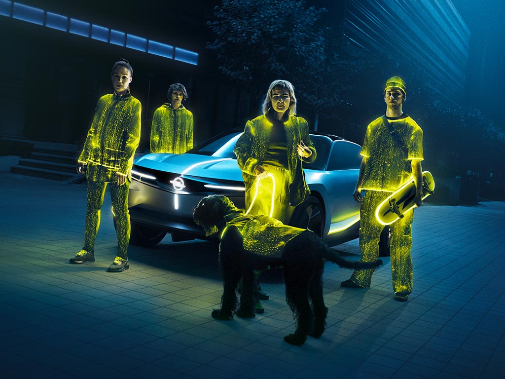 Opel Experimental es el primer carro que se puede ver en la oscuridad
