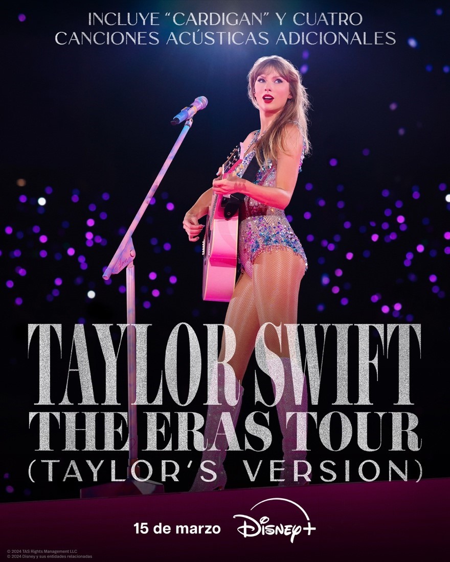 Taylor Swift | The Eras Tour llega a Disney+ el 15 de marzo