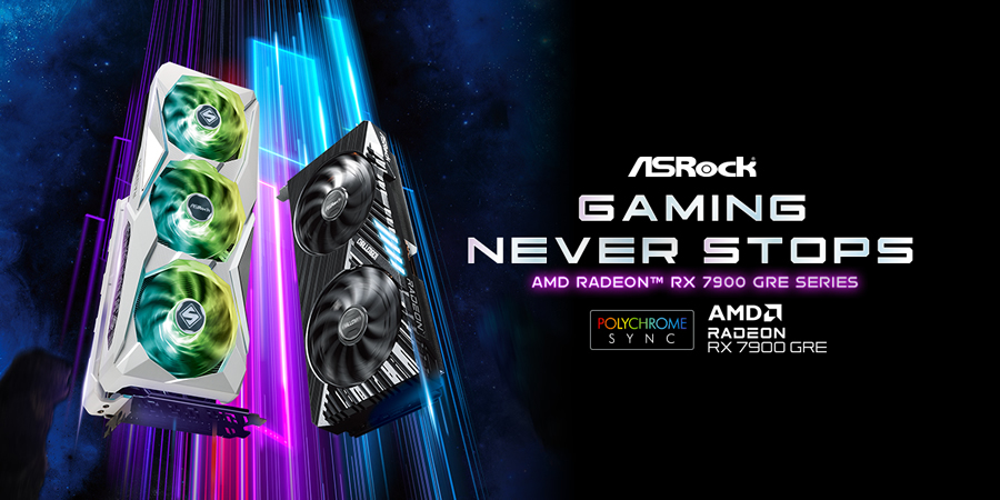 ASRock anunció sus modelos Radeon RX 7900 GRE
