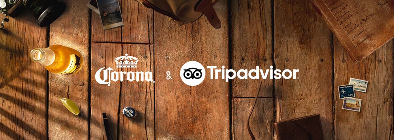 Corona anuncia alianza global con Tripadvisor