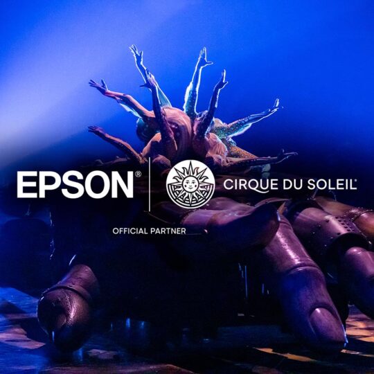 Epson es socio oficial de proyectores del Cirque du Soleil