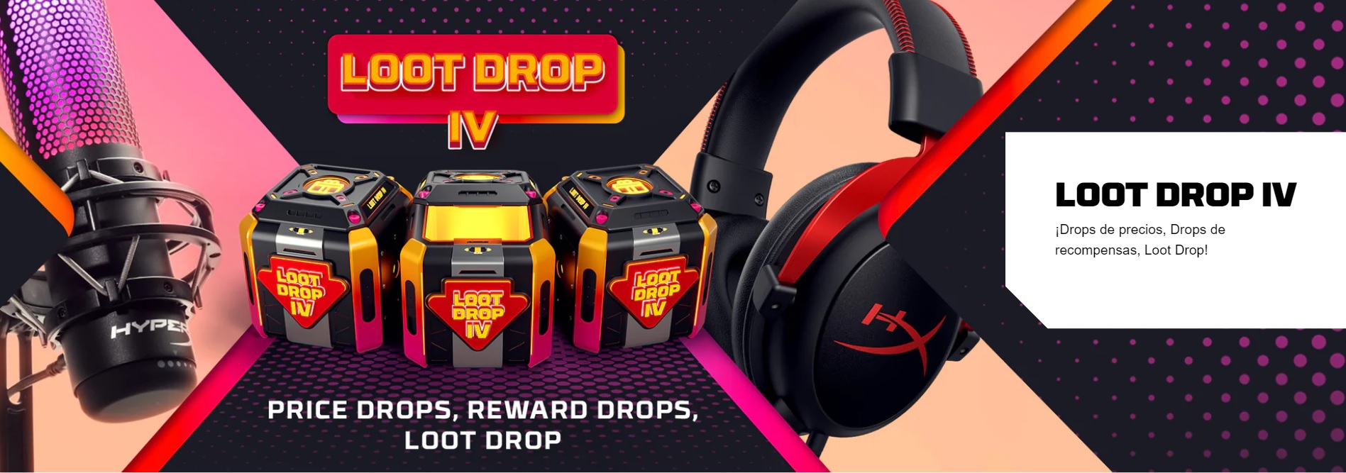 HyperX anunció la campaña Loot Drop IV