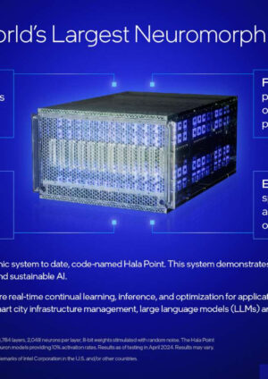 Intel construyó el sistema neuromórfico más grande del mundo