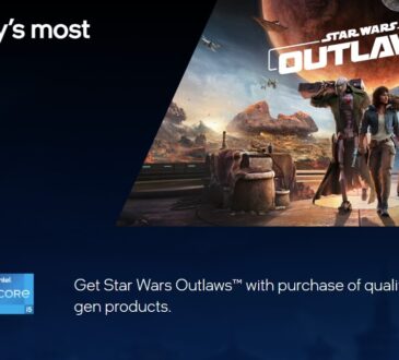 Intel te regala Star Wars Outlaws al comprar un procesador
