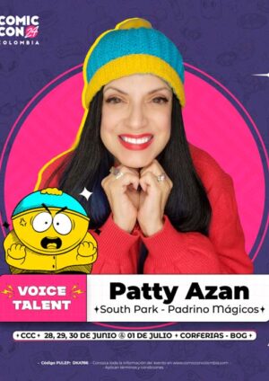 Patricia Azan estará en Comic Con Colombia 2024