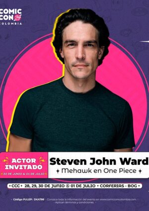 Steven John Ward estará en Comic Con Colombia 2024