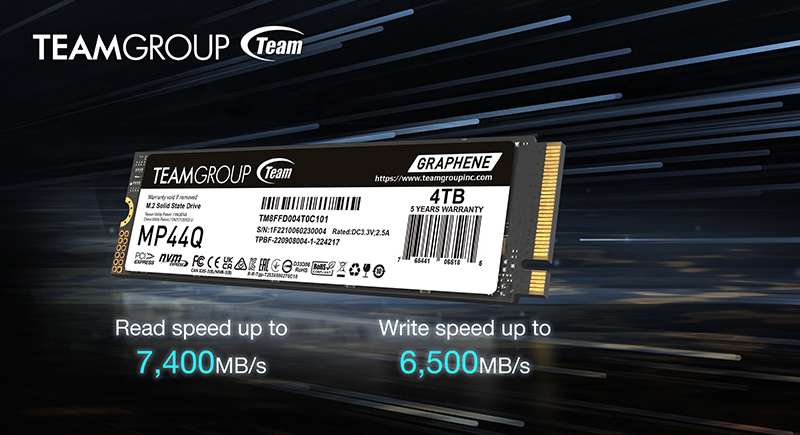 TEAMGROUP anuncia el SSD MP44Q M.2 PCIe 4.0