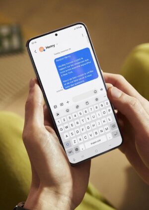Galaxy AI de samsung presenta la función Llamada por texto
