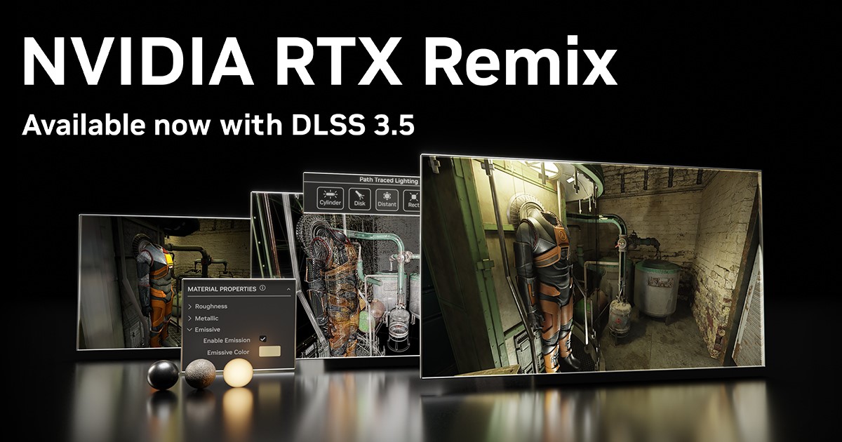 NVIDIA RTX Remix se actualiza a DLSS 3.5