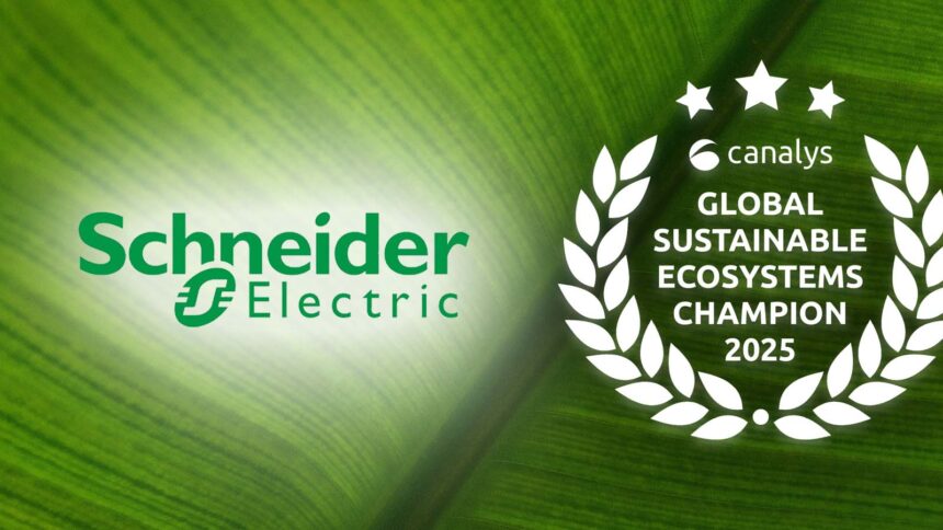Schneider Electric es reconocido de nuevo por Canalys