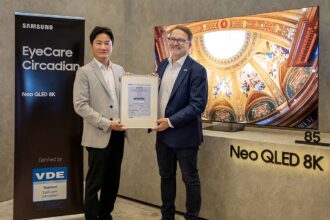 Televisores Samsung recibe certificación EyeCare Circadian