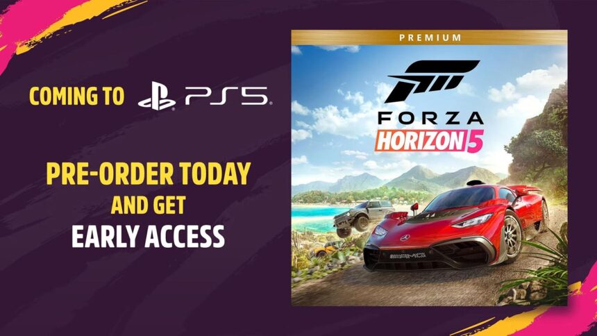 Forza Horizon 5 llegará a PS5 el 25 de abril