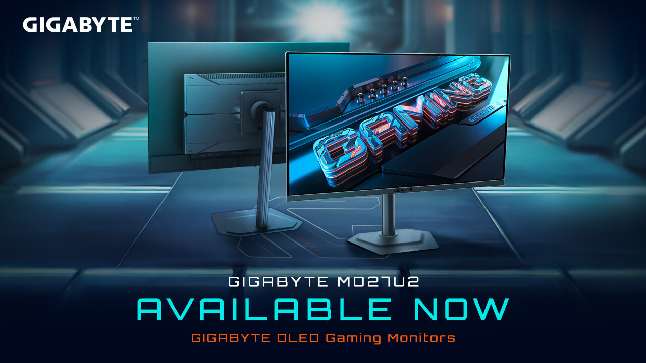 GIGABYTE presentó el monitor MO27U2 QD-OLED