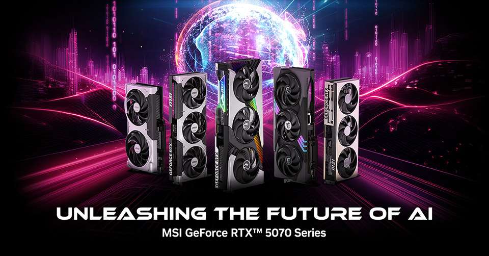 MSI anuncia sus modelos GPU NVIDIA GeForce RTX 5070