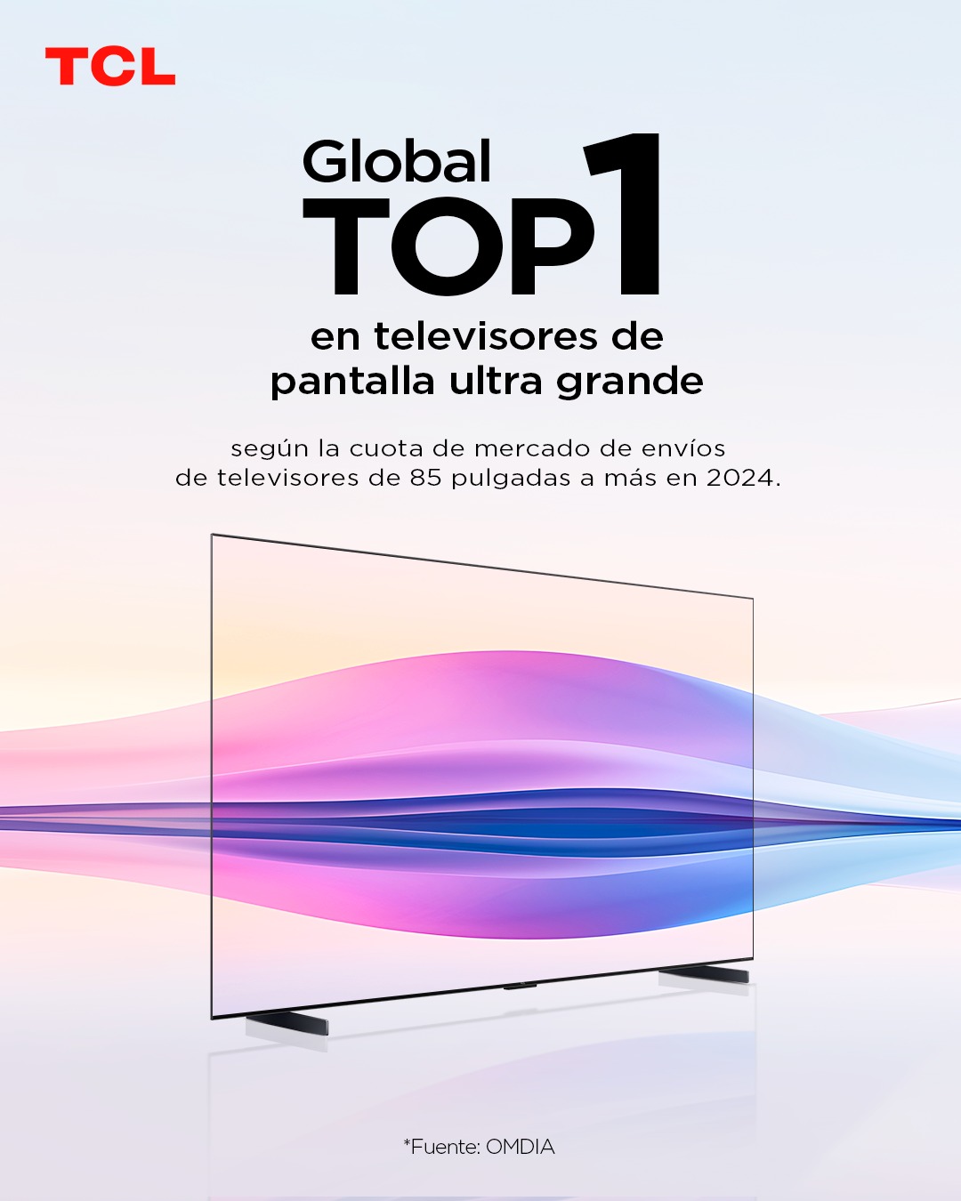 TCL Electronics es líder global en envíos de televisores Mini LED en 2024