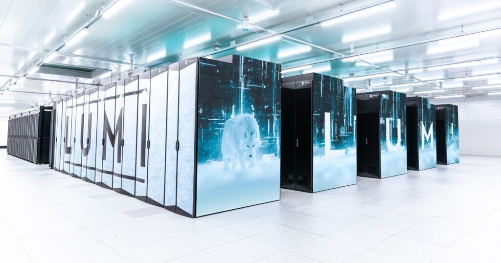 El Supercomputador LUMI funciona con tecnología de AMD