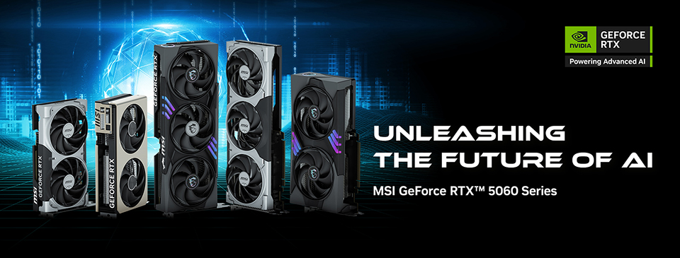 MSI anuncia sus modelos NVIDIA GeForce RTX 5060 Ti