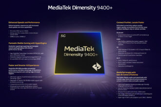 MediaTek anuncia el Dimensity 9400+