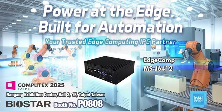 Biostar anunció el pc EdgeComp MS-J6412
