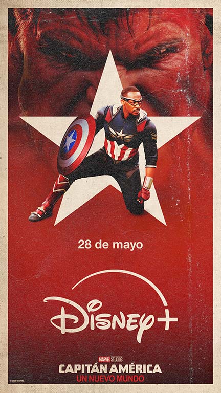 Capitán América regresa el 28 de mayo a Disney+