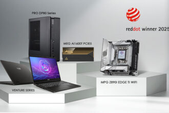 MSI ha ganado varios premios Red Dot Design Awards 2025
