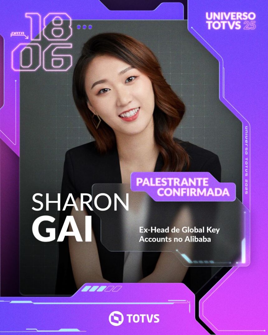 Universo TOTVS 2025 anuncia la presencia de Sharon Gai