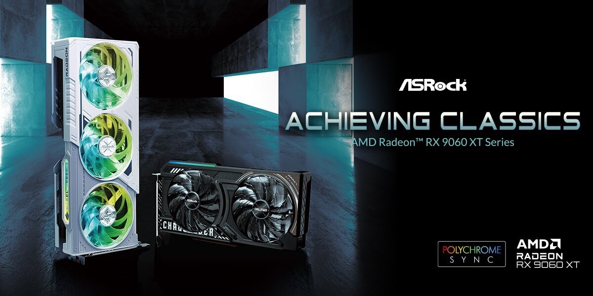 ASRock anuncia sus modelos AMD Radeon RX 9060 XT