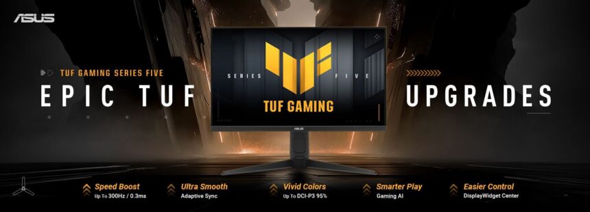 ASUS anuncio los monitores TUF Gaming Series Five