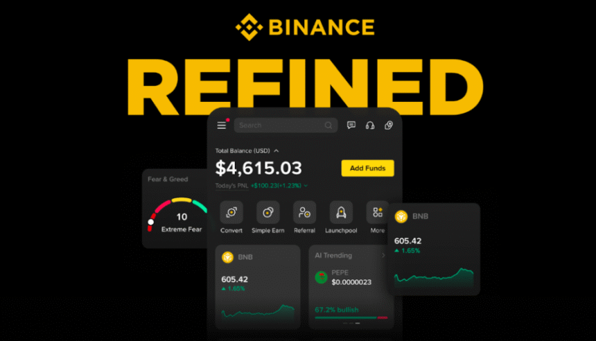 Binance UI Refined es anunciado de manera oficial