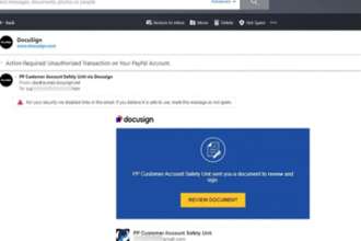 ESET alerta sobre robo de credenciales suplantando a Docusign