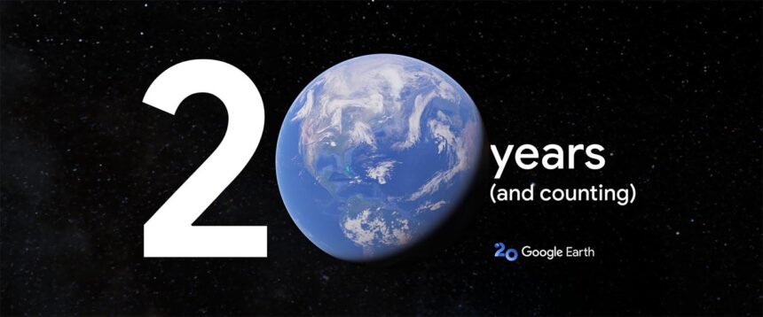 Google Earth celebra 20 años con nuevas funciones