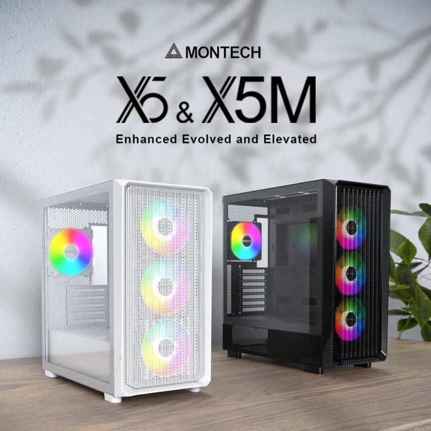 MONTECH anuncia las cases X5 y X5M